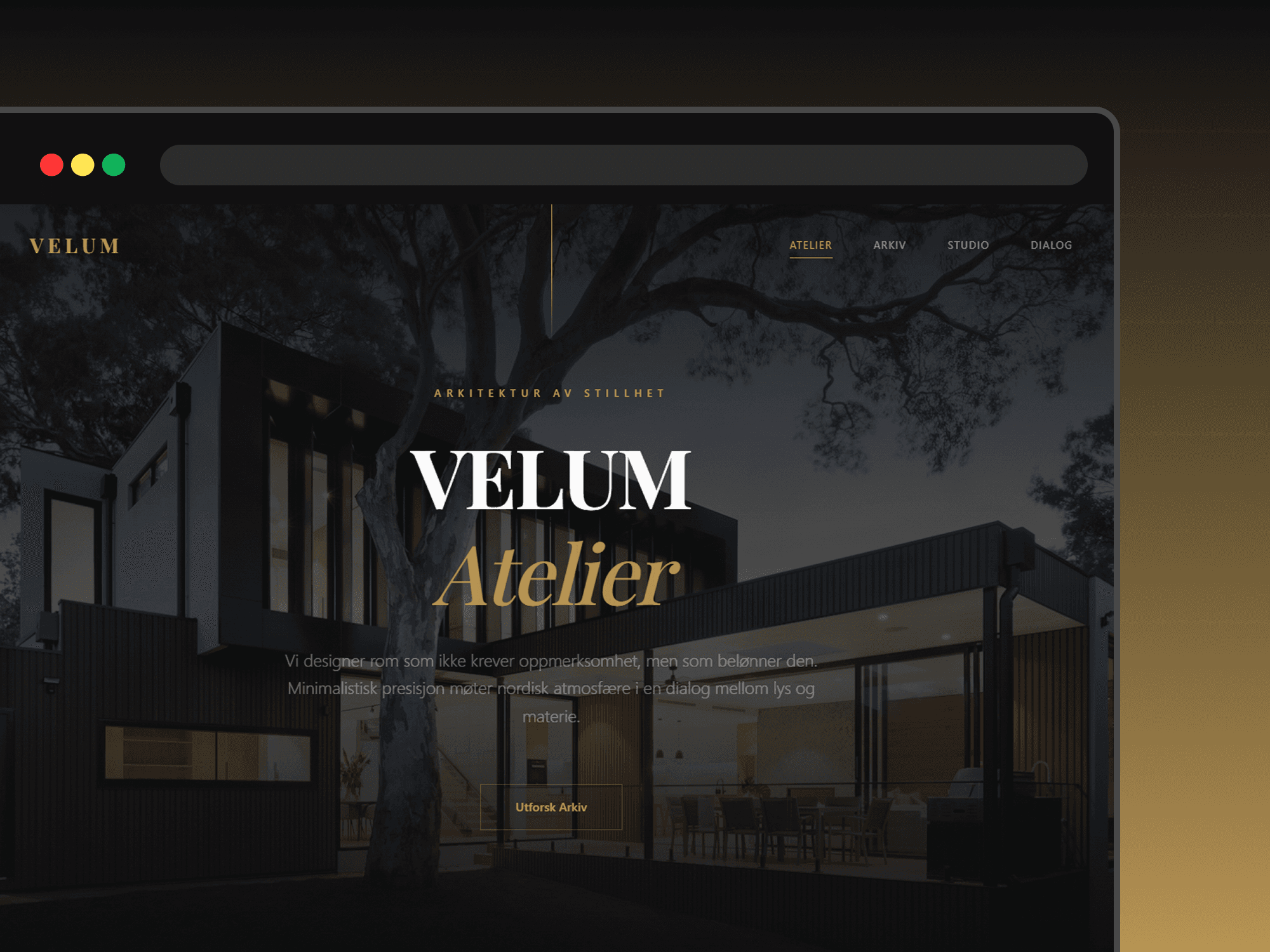Velumn website example