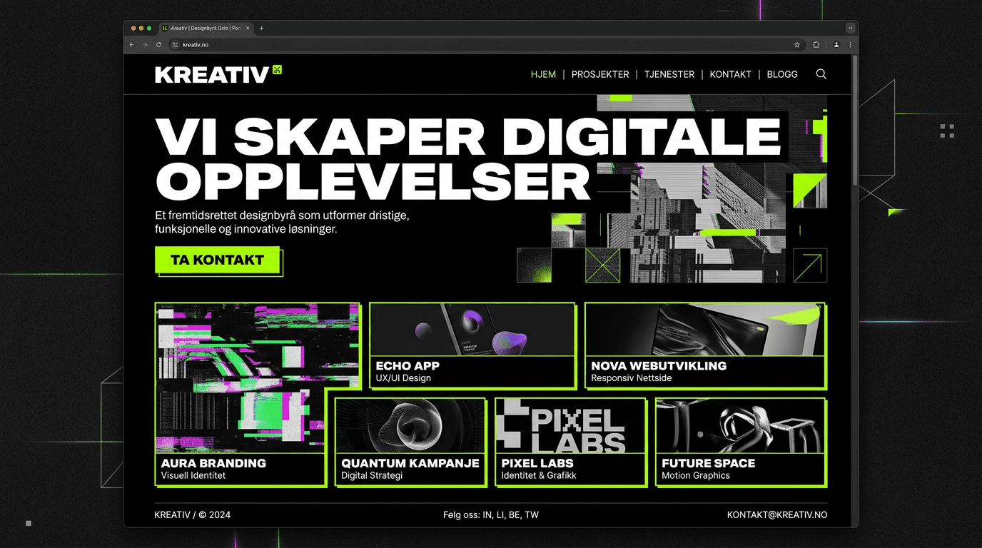 Generated website example 3